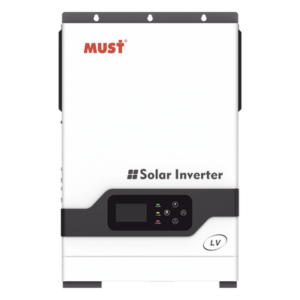 MUST PV181012LV – Inversor Cargador / 1 kW / 12 Vcd / 120 Vca / Onda Sinusoidal Pura / MPPT 750 W / 50-60 Hz Automático