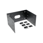 PANDUIT WBH6E – Rack Abierto de Pared con Bisagras / 6 UR / 19 in / Profundidad 401 mm (15.8 in) / Carga 60 lb (27.21 kg) / Acero Negro