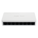 RUIJIE RG-ES08F – Switch No Administrable / 8 Puertos 10/100 Mbps / Plug & Play / Cloud Visible / Montaje Escritorio o Rack / 2.3 W