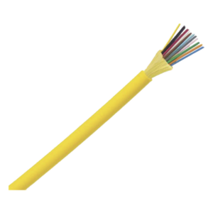 PANDUIT FSDP912Y – Cable de Fibra Óptica / 12 Hilos / Monomodo OS2 9/125 / Tight Buffer 900 µm / OFNP Plenum / No Conductivo / Interior