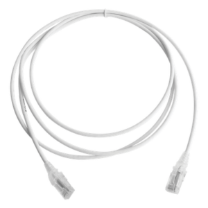 SIEMON MC6-07-02-28B – Patch Cord Cat6 UTP / 28AWG / 4.0mm / 7 Pies (2.1m) / CM-LS0H / Blanco / Bulk