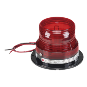 FEDERAL SIGNAL INDUSTRIAL LP6-120-R – Luz Estroboscópica LED / 2.0 Joules / 65-95 FPM / 120/240 Vac / Montaje en Superficie / IP66 / UL 1638