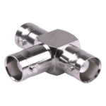 RF INDUSTRIES,LTD RFB-1131 – Adaptador RF / Triple BNC Hembra en T / 50 Ohm / Cuerpo Niquelado / Contacto Plateado / Aislante Teflón