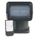EPCOM INDUSTRIAL SIGNALING XSL130L – Faro de Búsqueda LED / 30W / 8000 Lux a 5 m (16.4 ft) / IP65 / Control Remoto / DC 12V/24V / Rotación 360°