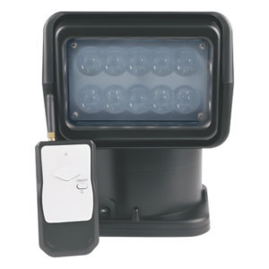 EPCOM INDUSTRIAL SIGNALING XSL130L – Faro de Búsqueda LED / 30W / 8000 Lux a 5 m (16.4 ft) / IP65 / Control Remoto / DC 12V/24V / Rotación 360°