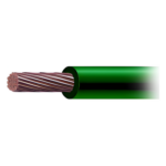 INDIANA SLY-291-GRN – Cable THW-LS / Calibre 6 AWG / 19 Hilos / 90°C Seco / 75°C Mojado / Verde / Venta por Metro