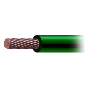 INDIANA SLY-291-GRN – Cable THW-LS / Calibre 6 AWG / 19 Hilos / 90°C Seco / 75°C Mojado / Verde / Venta por Metro