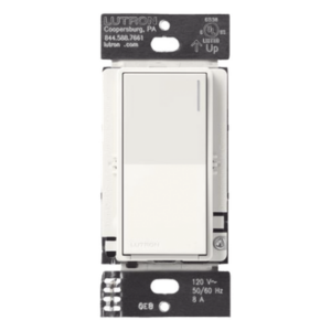 LUTRON RADIORA 3 RRSTRSSW – Apagador Auxiliar de Pared / Control 3 Vías o Escalera / 120 V / Hasta 4 Unidades por Principal / 45 m (150 ft) de Alcance / Blanco Mate