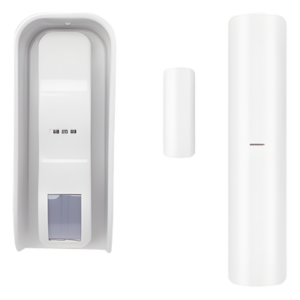 Politec NATSENSORWS-HK – Sensor de Movimiento Tipo Cortina / 100 % Exterior / Alimentado por baterías / Doble tecnología MW & PIR / Compatible con AXPRO / Incluye DS-PDMC-EG2-WB