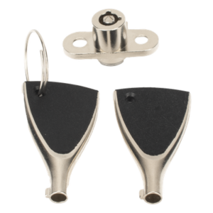 HIKVISION 190600166 – Llave de reemplazo para NVR / Compatibilidad DS-96XXNI-M / Incluye chapa de instalación