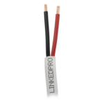 LINKEDPRO LP216W/1000 – Cable para Alarma / 2x16 AWG / CMR / 305 m (1000 ft) / PVC Blanco