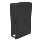LINKEDPRO BY EPCOM LP-60120-45U-R2 – Gabinete de Piso para Telecomunicaciones / 45 UR / 1200 mm (3.94 ft) Profundidad / Carga 1300 kg / Puerta con Cristal Templado / 4 Postes Ajustables