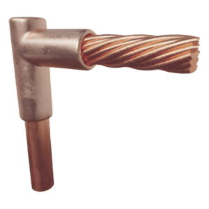 TOTAL GROUND TGM-CTV-3/4-2 – Molde para Soldadura Exotérmica / Tipo L / Varilla 3/4 In a Cable 2 AWG / Carga #90 / Conexión Horizontal