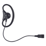 OTTO E1-QC2NC135 – Audífono en Anillo Ajustable / Cables Reforzados con Kevlar / Desconexión Rápida / Conector 5 lb / Compatible Micrófono 1 o 2 Cables
