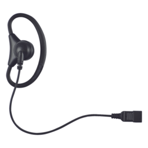 OTTO E1-QC2NC135 – Audífono en Anillo Ajustable / Cables Reforzados con Kevlar / Desconexión Rápida / Conector 5 lb / Compatible Micrófono 1 o 2 Cables