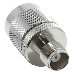 RF INDUSTRIES,LTD RFT-1233 – Adaptador RF en Línea / TNC Hembra a N Macho / Cuerpo Bronce Niquelado / Contacto Oro / Aislante Teflón