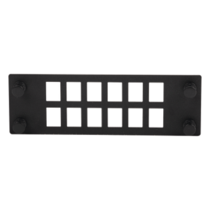 PANDUIT FPONEAP12 – Placa para Adaptadores de Fibra Óptica / 12 Posiciones / Compatible con Gabinetes FPONE3 y FPONE4 / 4.53' x 41.6' x 5.12'