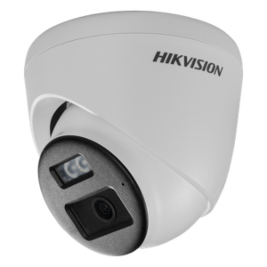 HIKVISION DS-2CE78K0T-LTS – Cámara Turret TURBOHD / 3K 5 Megapixel / Dual Light 40 m (131.2 ft) / Audio Bidireccional / IP67 / dWDR