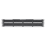 PANDUIT DP486X88TGY – Panel de Parcheo de Impacto / Categoría 6A / 48 Puertos / 2UR / 19" / PoE++ 100W