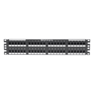 PANDUIT DP486X88TGY – Panel de Parcheo de Impacto / Categoría 6A / 48 Puertos / 2UR / 19" / PoE++ 100W