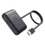 UGREEN 20291 – HUB USB-A 3.0 / 4 Puertos USB-A 3.0 5Gbps / Entrada USB-C PD 5V2A / Cable 1 m (3.3 ft) / Indicador LED / Diseño Compacto