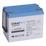 LINKEDPRO BY EPCOM LK7512 – Batería de Respaldo AGM-VRLA / 12 V / 75 Ah / Terminales T3 / UL Certificada / Libre de Mantenimiento