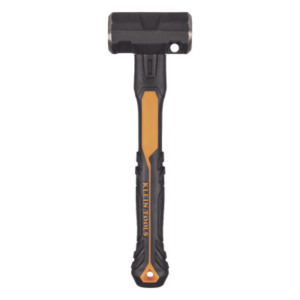 KLEIN TOOLS H80696 – Marro de Demolición / 2.72 kg (6 lb) / Cabeza de Acero Octogonal / Mango de Fibra de Vidrio / Agarre Antivibración / Agujero para Mosquetón