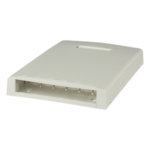 PANDUIT CBXF6IW-AY – Caja de Montaje en Superficie / 6 Puertos Mini-Com / 24 m / 78.7 ft de Fibra con Búfer / Blanco Mate
