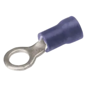 HUBBELL HUB-TP1-410 – Terminal de Anillo / 16-14 AWG / Ojillo 0.20 in / Barril Recubierto / 0.91 in (3 ft) Largo / Vinilo