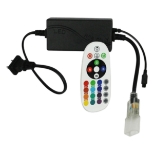 JWJ JLPM-10 – Adaptador de Corriente LED / Control Remoto RGB / 50 m (164 ft) / 127V~ / 300W Máx / IP65