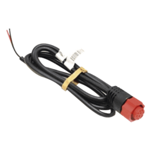 LOWRANCE 000-14041-001 – Cable de Alimentación para Pantallas de Navegación / 2 m (6.6 ft) / Aislamiento Reforzado / Uso en Exteriores / Compatible Elite Ti, Hook, Elite, HDS