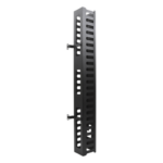 LINKEDPRO BY EPCOM LPCV-24-URL – Organizador de Cable Vertical / 24 UR / Acero Sólido / Capacidad 260 Cables Cat5 / Tapa Protectora / Compatible Serie EIRL