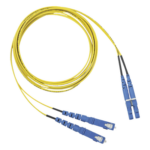 PANDUIT F92ERLNSNSNM001 – Jumper de Fibra Óptica / Monomodo OS2 9/125 / LC-SC Duplex / OFNR Riser / 1 m (3.28 pies) / Amarillo