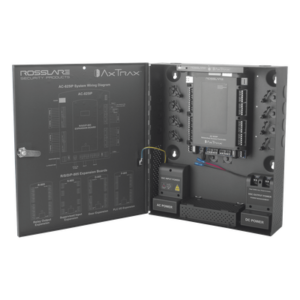 ROSSLARE SECURITY PRODUCTS AC-825IP – Controlador de acceso / 4 lectoras expandible a 56 / 100,000 usuarios / TCP/IP AES-128 / Control de elevadores