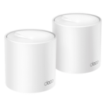 TP-LINK DECOX50-PRO-2PACK – Sistema Mesh Wi-Fi 6 / AX3000 Mbps / 3 Puertos Gigabit WAN/LAN Auto-Detección / 2 Antenas Internas / Administración App Móvil / HomeShield