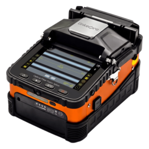 LINKEDPRO BY EPCOM LP-FS-PRO-500 – Fusionadora de Fibra Óptica / 6 Motores / Alineación por Núcleo / Empalme 8 seg / Pantalla 5 Pulgadas / -15 a 50°C