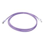 SIEMON ZM6A-S07-08B – Patch Cord Cat6A S/FTP / CM-LS0H / 2.13 m (7 ft) / Blindaje 360° / Alta Densidad / Violeta