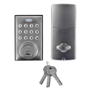 PHILLIPS-ASSA ABLOY MX5900 – Cerrojo Digital / Teclado Numérico 4-8 Dígitos / 50 Usuarios / Llave de Puntos / Apertura Izquierda o Derecha / 4 Pilas AA