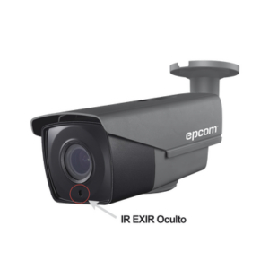 EPCOM B8-TURBO-VZ – Bullet TURBO 1080p / CLIMAS EXTREMOS / Lente Mot. 2.8 a 12 mm / IR EXIR Inteligente 40 mts / Exterior IP66 / Híbrida / WDR Real 120 dB