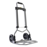 SURTEK SYS-DPA-60 – Diablo Plegable / Capacidad 60 kg / Base Acero Antiderrapante / Jaladera Hule Espuma / Llanta Hule Duradera / Despliegue Rápido