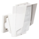 OPTEX HX80N – Detector PIR Exterior / 24 m (78.7 ft) de Alcance / 180° Giro Horizontal / IP65 / 18 Zonas de Detección / Montaje a 3 m (9.8 ft)