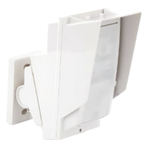 OPTEX HX80N – Detector PIR Exterior / 24 m (78.7 ft) de Alcance / 180° Giro Horizontal / IP65 / 18 Zonas de Detección / Montaje a 3 m (9.8 ft)