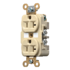 HUBBELL HUB-HBL5362I – Contacto Dúplex Industrial / 20 A / 125 V / 2 Polos 3 Hilos / NEMA 5-20R / Grado Industrial / Interior Seco