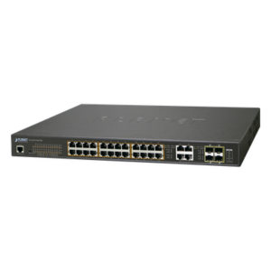 PLANET GS-4210-24UP4C – Switch Administrable / 24 Puertos Gigabit Ultra PoE 60W / 4 Puertos Combo TP/SFP / 600W / IPv6 Dual Stack / L2-L4