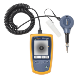 FLUKE NETWORKS FI-500 – Cámara de Inspección de Fibra Óptica / 5 MP / Zoom 200X / Pantalla 3.2" / Conectores SC-LC / Batería 3 Horas