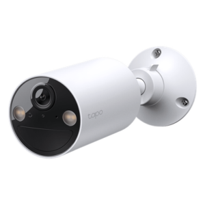 TP-LINK TAPO-C410 – Cámara IP Inalámbrica / 2K 3 Megapixel / Batería 6400 mAh 180 días / Visión Nocturna Color / IP65 / Detección IA Personas