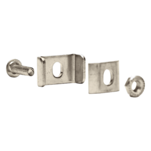 CHAROFIL MG-51-KIT1I304L – Kit de Unión de Secciones para Bandeja Portacable Mesh / Acero Inoxidable 304L / Recubrimiento Galvanizado Electrostático / Cumple IEC 61537 y EN 50085