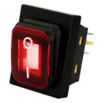 ACCESSPRO APB-03121-R – Interruptor Industrial con LED / IP65 / Contactos NO-COM-NC / Operación -40°C a 125°C / 12/24 VCC / 30A