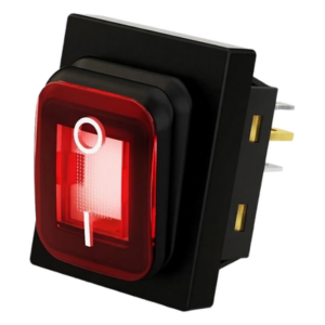 ACCESSPRO APB-03121-R – Interruptor Industrial con LED / IP65 / Contactos NO-COM-NC / Operación -40°C a 125°C / 12/24 VCC / 30A