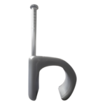 THORSMAN TC-1420 – Grapa para cable redondo / 14mm / Calibre 6 / Polipropileno gris / 100 piezas / -10°C a +120°C